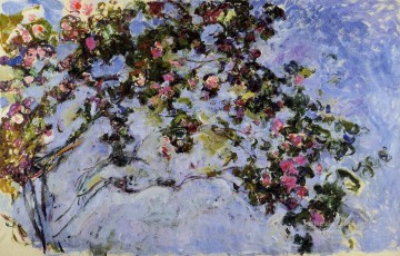  ROSA Pintura - El rosal Claude Monet